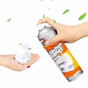 Kitchen Cleaner Foam 500ML Multipurpose Kitchen Cleaning Foam Spray for Grease Removal Stove Sink and Countertop Cleaning - Image 2