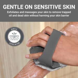 Silicone Body Scrubber Soft Bath Shower Brush for Skin Exfoliation Deep Cleansing and Body Massage - Image 3