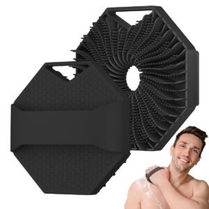 Silicone Body Scrubber Soft Bath Shower Brush for Skin Exfoliation Deep Cleansing and Body Massage - Image 1