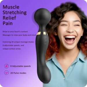 2 In 1 Electric Massager Dual Function Body Massage Device for Muscle Relaxation and Stress Relief - Image 9