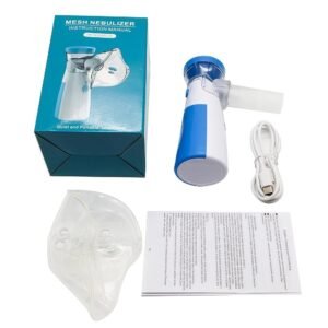 Rechargeable Mesh Nebulizer Portable Silent Nebulizer Machine for Respiratory Therapy Asthma Relief and Easy Home Use - Image 8