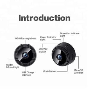 Wireless A9 Camera Mini WiFi Security Camera HD Indoor Surveillance Camera for Home Office Monitoring - Image 3