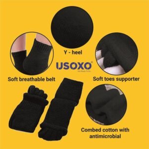 Foot Alignment Socks Toe Separator Socks for Foot Stretching Alignment and Relaxation - Image 4