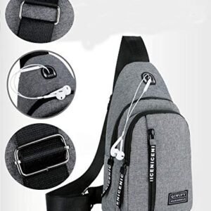 Unisex Waterproof Sling Bag Crossbody Shoulder Bag Lightweight Travel Chest Bag for Men and Women Outdoor Travel and Daily Use - Image 4