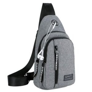 Unisex Waterproof Sling Bag Crossbody Shoulder Bag Lightweight Travel Chest Bag for Men and Women Outdoor Travel and Daily Use - Image 1