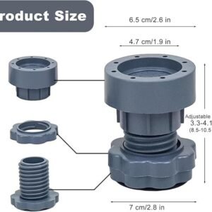 Height Adjustable Anti Vibration Pads Washing Machine Anti Slip Pads for Reducing Noise and Stabilizing Appliances - Image 3