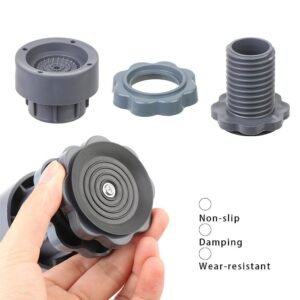 Height Adjustable Anti Vibration Pads Washing Machine Anti Slip Pads for Reducing Noise and Stabilizing Appliances - Image 7
