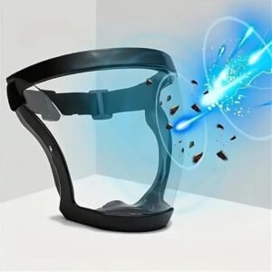 Transparent Face Shield Mask Reusable Full Face Protective Shield Anti Splash Clear Face Cover for Safety Protection - Image 2