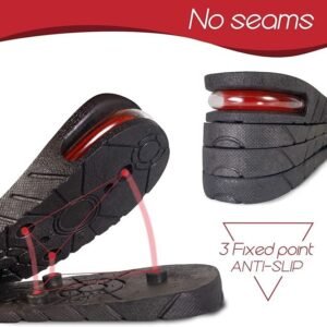 4 Layer Shoe Insole Pair Adjustable Height Increasing Insoles Comfortable Cushion Insoles for Shoes - Image 3