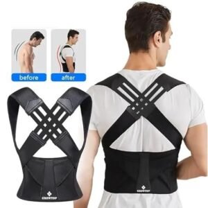 Posture Corrector Belt Adjustable Back Support Brace for Shoulder and Spine Alignment Posture Improvement Support Belt - Image 2