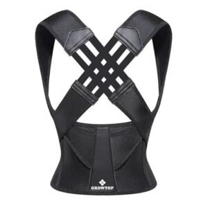 Posture Corrector Belt Adjustable Back Support Brace for Shoulder and Spine Alignment Posture Improvement Support Belt - Image 3