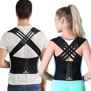 Posture Corrector Belt Adjustable Back Support Brace for Shoulder and Spine Alignment Posture Improvement Support Belt - Image 4