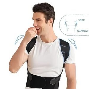 Posture Corrector Belt Adjustable Back Support Brace for Shoulder and Spine Alignment Posture Improvement Support Belt - Image 5