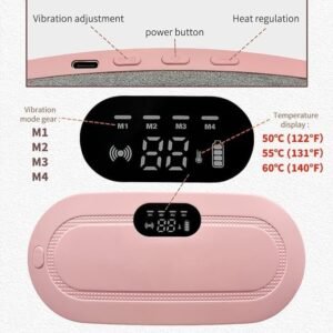 Period Pain Relief Device Portable Menstrual Pain Relief Massager with Heating and Vibration for Abdominal Comfort - Image 8