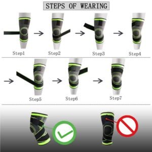 Knee Cap Support Compression Knee Brace Support Sleeve for Knee Stability Sports Injury Protection and Joint Support - Image 9