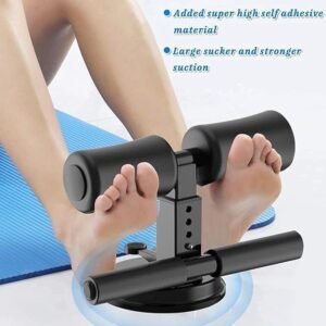 Sit Up Bar Home Workout Door Anchor Sit Up Bar with Strong Suction Cup Core Training Equipment for Abdominal Exercise Fitness Training and Home Gym Workout Support - Image 7