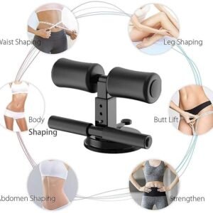 Sit Up Bar Home Workout Door Anchor Sit Up Bar with Strong Suction Cup Core Training Equipment for Abdominal Exercise Fitness Training and Home Gym Workout Support - Image 9