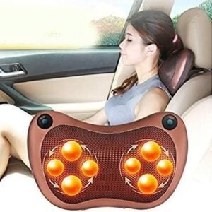 Car & Home Massager Pillow Electric Shiatsu Neck and Back Massage Pillow with Heat Function for Home Office and Car Relaxation - Image 3