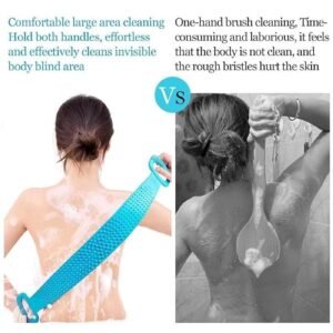 Bath Scrubber Belt Long Back Scrubber Belt for Bath Shower Body Cleaning and Exfoliating Skin Care - Image 5
