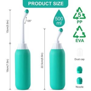 Portable Bidet Handheld Personal Hygiene Sprayer Bottle for Travel Camping Bathroom Hygiene Cleaning - Image 2