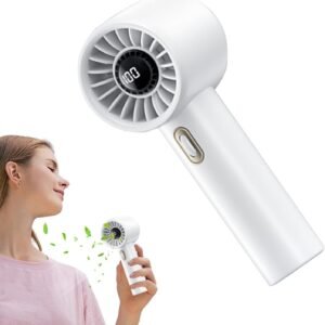 Pocket Fan Powerful Handheld Cooling Fan USB Rechargeable Mini Portable Personal Fan for Travel Outdoor and Office - Image 1
