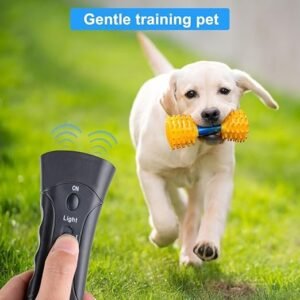Super Ultrasonic Dog Chaser Handheld Ultrasonic Dog Repeller Device for Dog Training and Outdoor Safety - Image 3