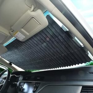Retractable Car Sunshade Windshield Sun Shade UV Protection Folding Sunshade for Car Front Window Heat Protection - Image 5