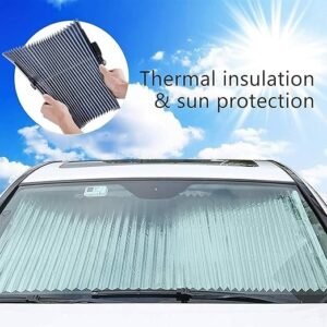 Retractable Car Sunshade Windshield Sun Shade UV Protection Folding Sunshade for Car Front Window Heat Protection - Image 8