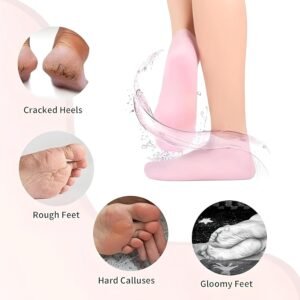 Spa Gel Socks Moisturizing Foot Care Socks for Dry Cracked Heels Hydrating Foot Treatment Socks - Image 9