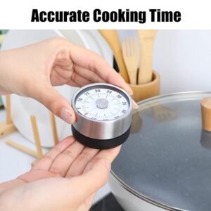 Mechanical Alarm Clock Classic Wind Up Alarm Clock Loud Bell Analog Desk Clock for Bedroom Office and Travel - Image 8