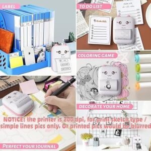 Mini Printer Portable Wireless Thermal Printer for Mobile Phone Photo Printing Notes Labels and Small Document Printing - Image 3