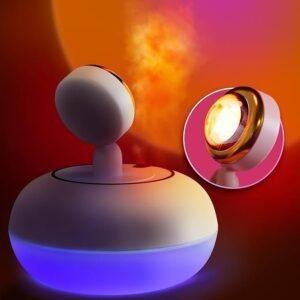 Sunset Light Humidifier LED Sunset Lamp Humidifier Aromatherapy Mist Humidifier with Ambient Lighting for Bedroom and Home Decor - Image 2