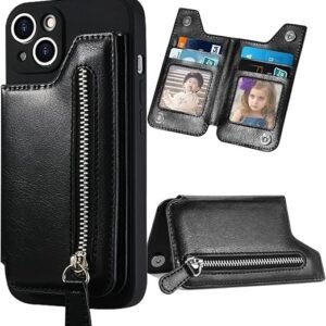 Mobile Card Holder Adhesive Phone Card Pocket Wallet for Credit Cards ID Cards and Cash for Smartphones - Image 1