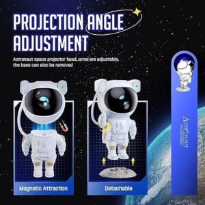 Astronaut Galaxy Projector Starry Sky Projector Night Light with Nebula Effect Remote Control Bedroom Decoration Lamp - Image 6
