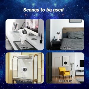 Astronaut Galaxy Projector Starry Sky Projector Night Light with Nebula Effect Remote Control Bedroom Decoration Lamp - Image 8