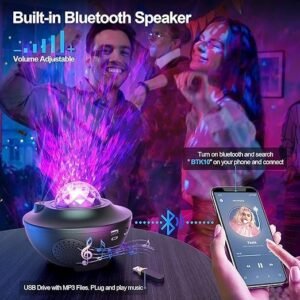 Galaxy Projector Star Night Light LED Star Projector Lamp for Bedroom Ceiling Decoration and Relaxation Lighting - Image 7
