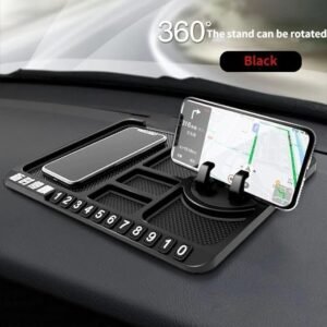 4 in 1 Non Slip Car Desk Mobile Pad Dashboard Organizer Phone Holder Anti Slip Mat for Car Interior Storage - Image 7