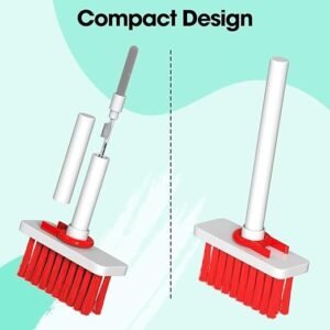 5 in 1 Keyboard Cleaning Brush Multi Function Cleaning Tool Kit for Keyboard Earbuds Laptop Camera and Electronics - Image 4