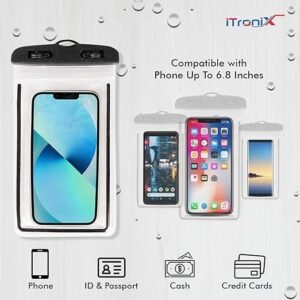 Waterproof Mobile Cover Universal Waterproof Phone Pouch Case for Swimming Beach Boating and Outdoor Activities - Image 5
