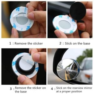 Blind Spot Mirror Convex Car Side Mirror Blind Spot Mirror for Improved Driving Visibility and Safety - Image 8