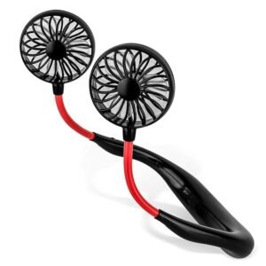 Neck Fan Portable Hands Free Neck Cooling Fan Rechargeable Wearable Fan for Summer Travel Outdoor Activities and Sports - Image 5