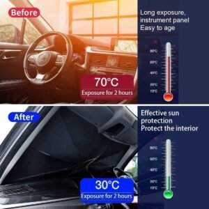 Car Umbrella Automatic Windproof Reverse Folding Umbrella for Rain Protection and Travel Use - Image 2