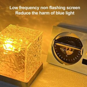 Water Ripple Lamp LED Projection Lamp Decorative Ocean Wave Light for Bedroom Living Room and Relaxing Ambient Lighting - Image 6