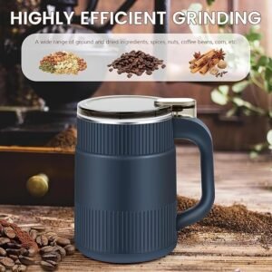 Handle Coffee Grinder Manual Coffee Bean Grinder Portable Hand Crank Coffee Grinder for Fresh Coffee Beans Spices and Kitchen Grinding - Image 3