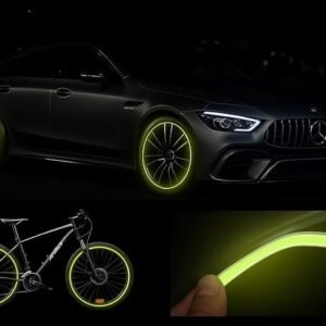 20 Pcs Reflective Tyre Sticker Car Wheel Rim Reflective Stickers Safety Reflective Strips for Cars Bikes Night Visibility - Image 4