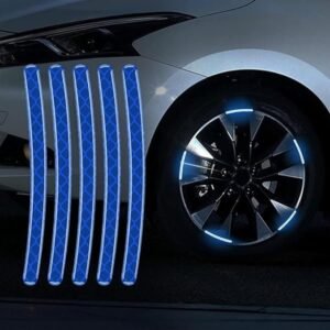 20 Pcs Reflective Tyre Sticker Car Wheel Rim Reflective Stickers Safety Reflective Strips for Cars Bikes Night Visibility - Image 5