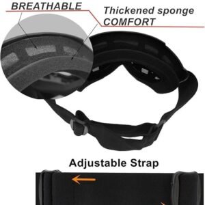 Motorcycle Goggle Mask Windproof Riding Goggles Face Mask for Motorcycle Cycling Outdoor Riding Eye Protection - Image 7