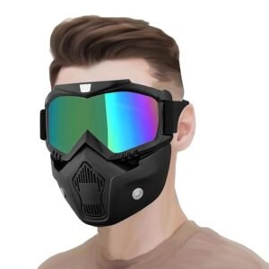 Motorcycle Goggle Mask Windproof Riding Goggles Face Mask for Motorcycle Cycling Outdoor Riding Eye Protection - Image 8