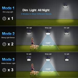 Solar Wall Bulb Light Outdoor Solar Powered LED Bulb Lamp Waterproof Garden Wall Light for Outdoor Decoration - Image 4