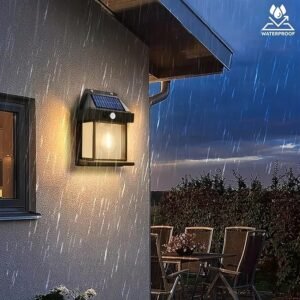 Solar Wall Bulb Light Outdoor Solar Powered LED Bulb Lamp Waterproof Garden Wall Light for Outdoor Decoration - Image 7